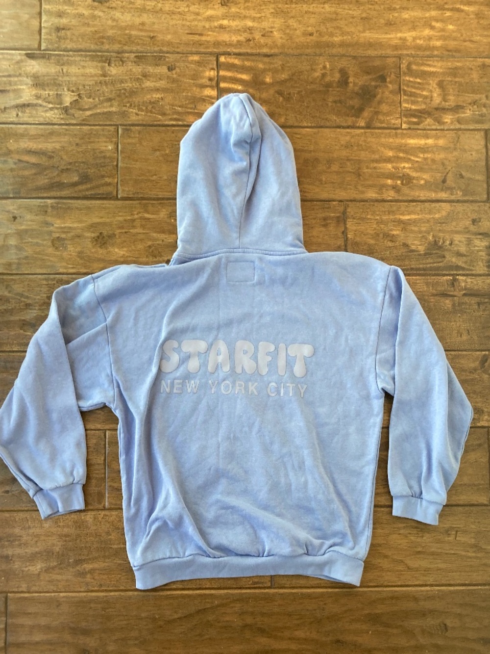 STARFIT Pullover Hoodie Blue Size Small Cozy Pocket
